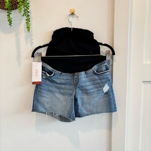 Isabel Maternity by Ingrid & Isabel Blue Denim Shorts